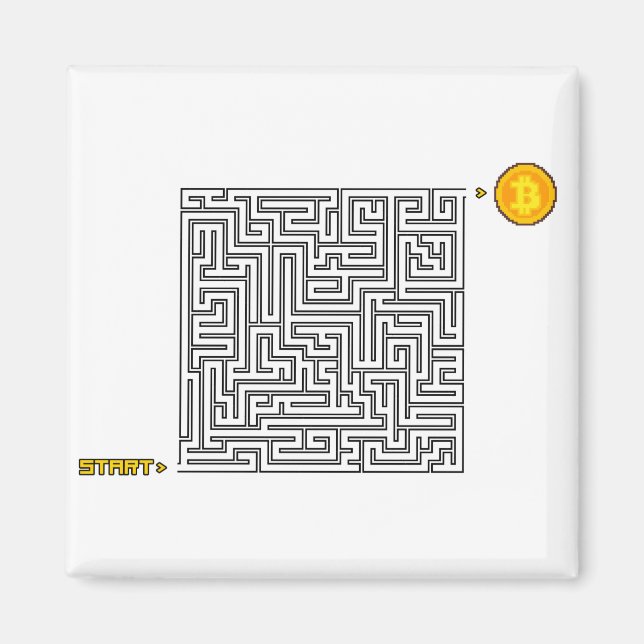 Imã Maze labyrinth start bitmoney sem solução (Frente)