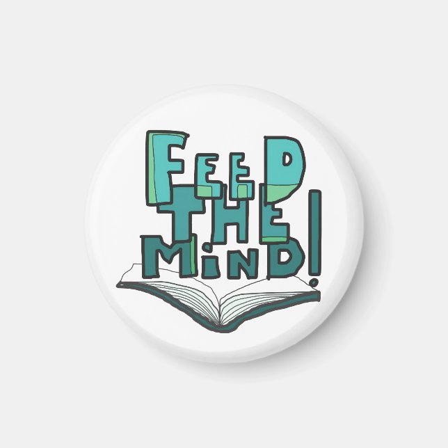 Imã MAZIPOODLES Feed The Mind 066 (Frente)