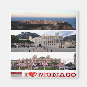 Imã MC - Mônaco - I Love - Collage Mosaic