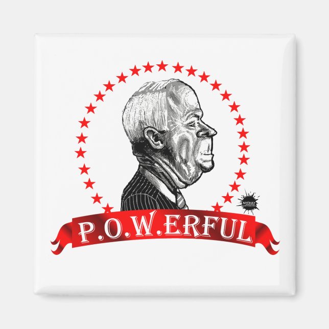 Imã McCAIN-P.OW. Íman (Frente)