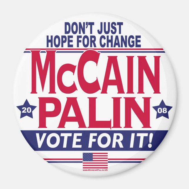 Imã McCain Palin 2008 (Frente)