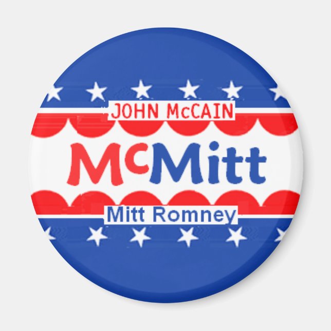 Imã McCain Romney Magnet (Frente)