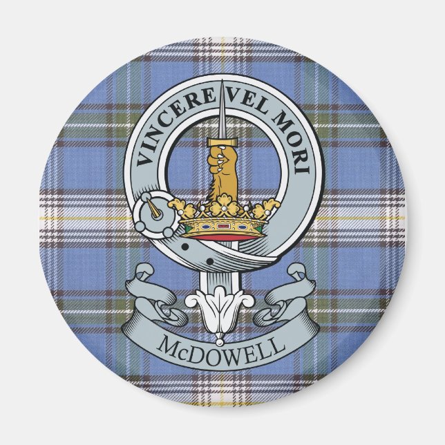 Imã McDowell Crest + Tartan Magnet (Frente)