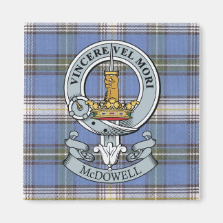 Imã McDowell Crest + Tartan Magnet