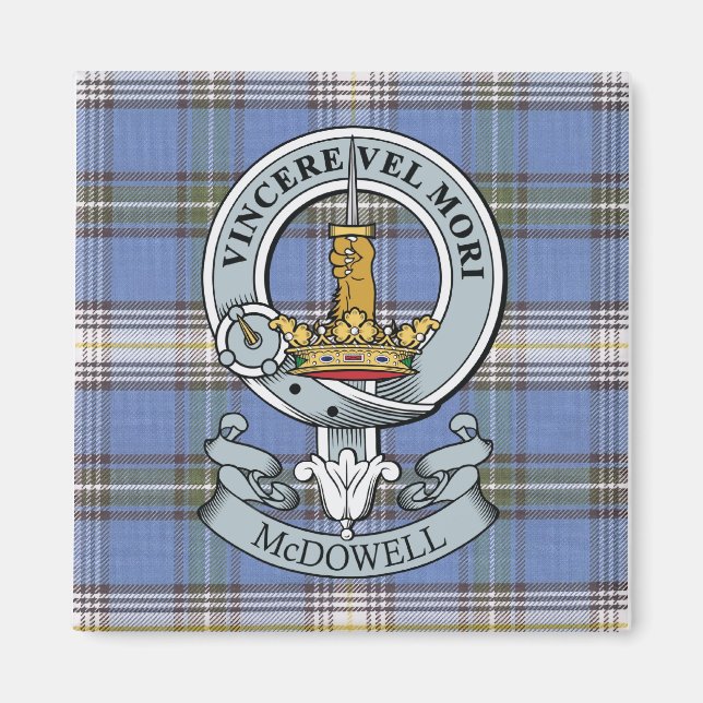 Imã McDowell Crest + Tartan Magnet (Frente)