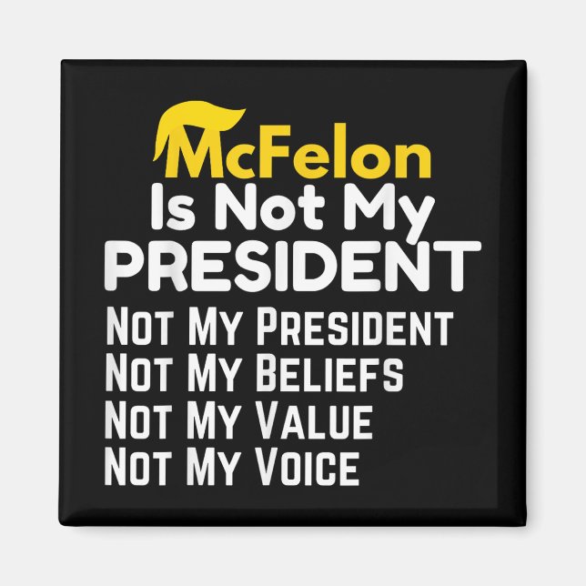 Imã Mcfelon Não É Meu Presidente _2 (Frente)