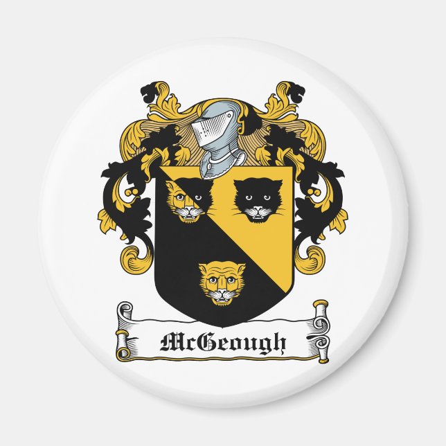 Imã McGeough Family Crest (Frente)