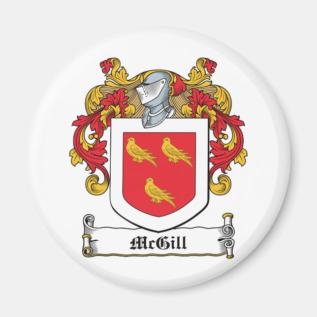 Imã McGill Family Crest (Frente)