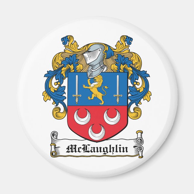 Imã McLaughlin Family Crest (Frente)