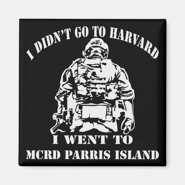 Imã MCRD Parris Island #USAPatriotGraphics © (Frente)