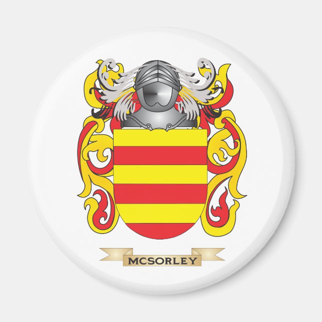 Imã McSorley Casaco de Braços (Crest Familiar) (Frente)