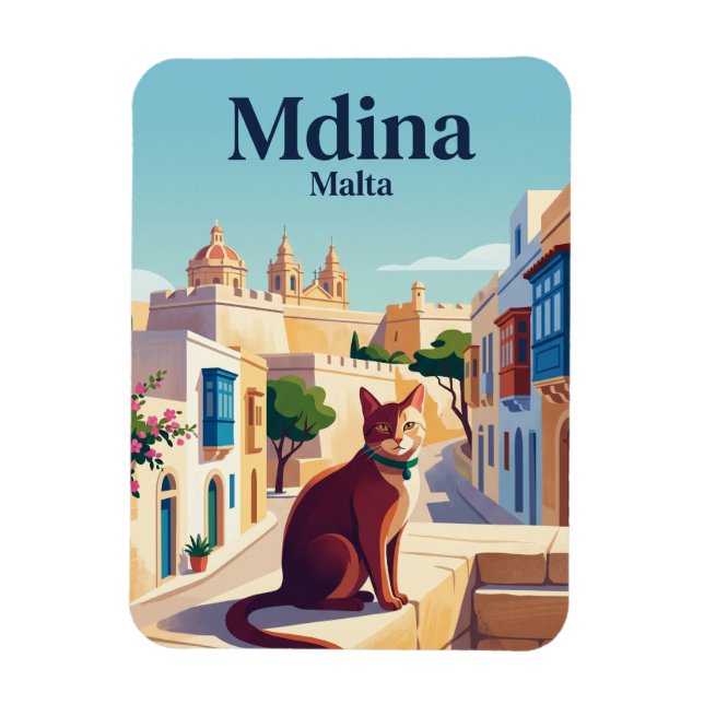 Ímã Mdina Malta (Vertical)