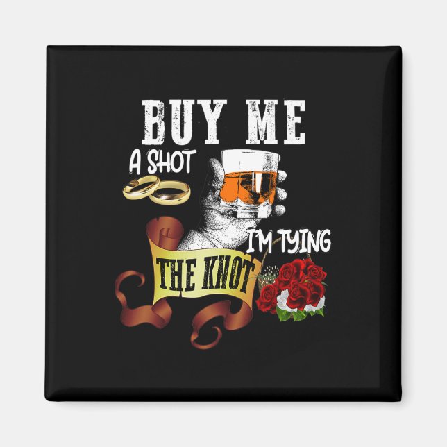 Imã Me Compre um Shot Estou Dando o Nó Festa de Desped (Frente)