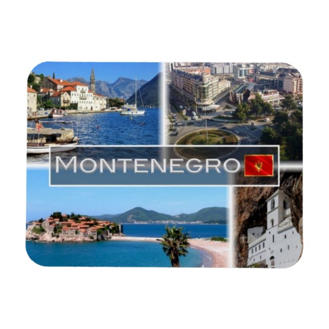 Ímã ME Montenegro - Podgorica - (Horizontal)