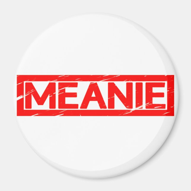 Imã Meanie Stamp (Frente)