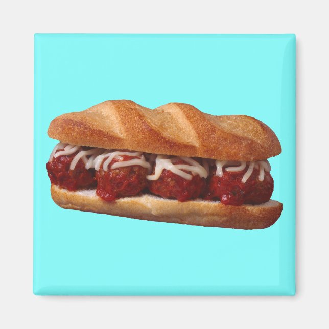 Imã Meatball Sub (Frente)