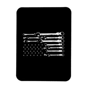 Ímã Mecânico do carro de bandeira Patriótica Americano