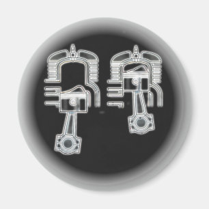 Imã Mecanismo de dois traçados