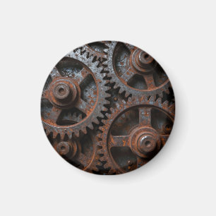 Imã Mecanismo Industrial Enferrujado