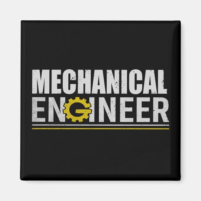 Imã Mechanical Engineering Funny Engineer (Frente)
