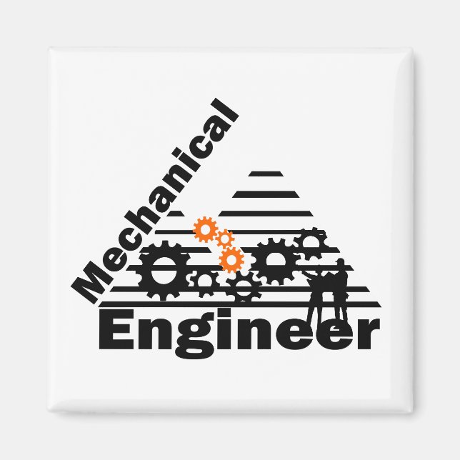 Imã Mechanical Engineering Funny Engineer (Frente)