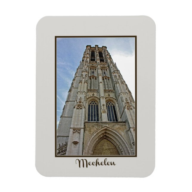 Ímã Mechelen Cathedral Bélgica (Vertical)