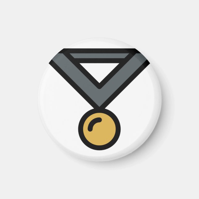 Imã medalha (Frente)