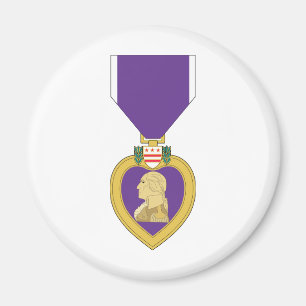 Imã Medalha de Coração Púrpura dos EUA
