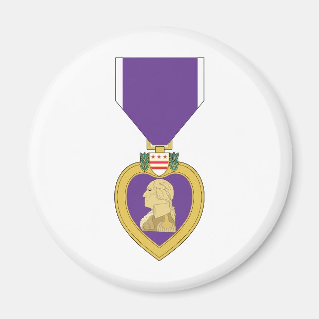 Imã Medalha de Coração Púrpura dos EUA (Frente)