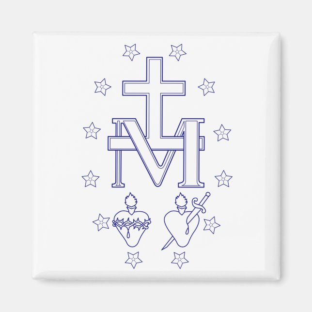 Imã Medalha de Nossa Senhora das Graves (Frente)