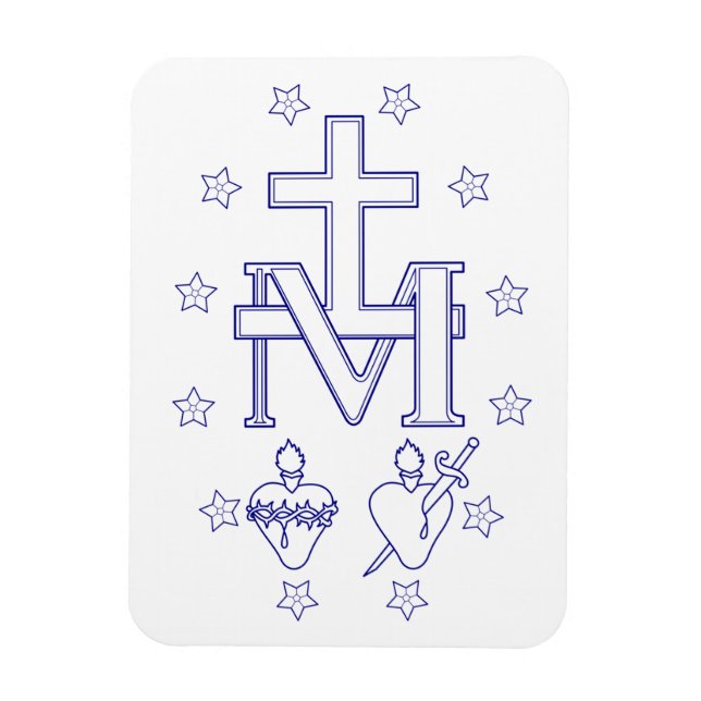 Ímã Medalha de Nossa Senhora das Graves (Vertical)