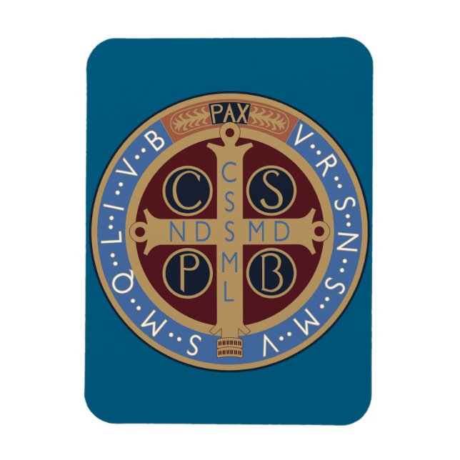 Ímã Medalha de São Bento (Vertical)
