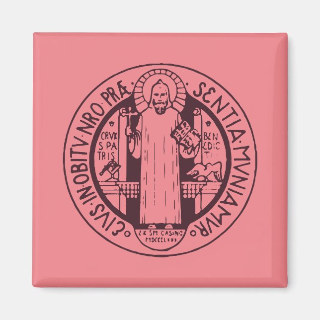 Imã Medalha de São Bento (Frente)
