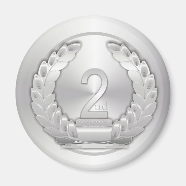 Imã Medalha Silver (Frente)