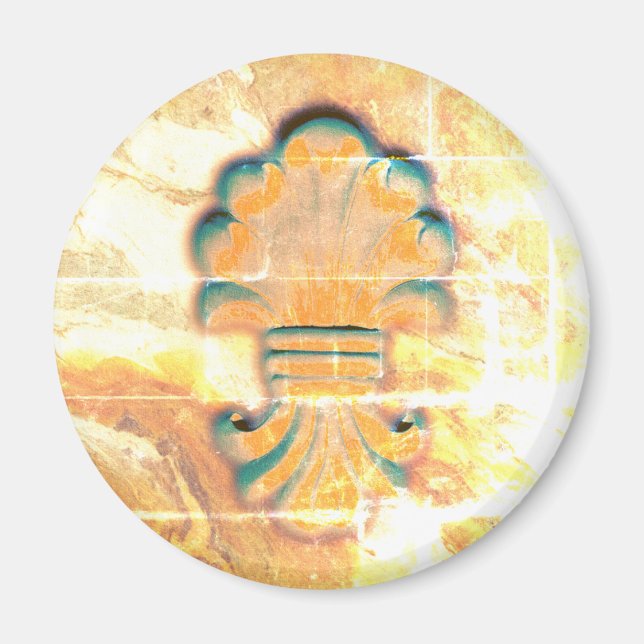 Imã Medalhão de Estilo Italiano Vintage (Frente)