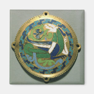 Imã Medalhão que descreve um dragão, francês, de