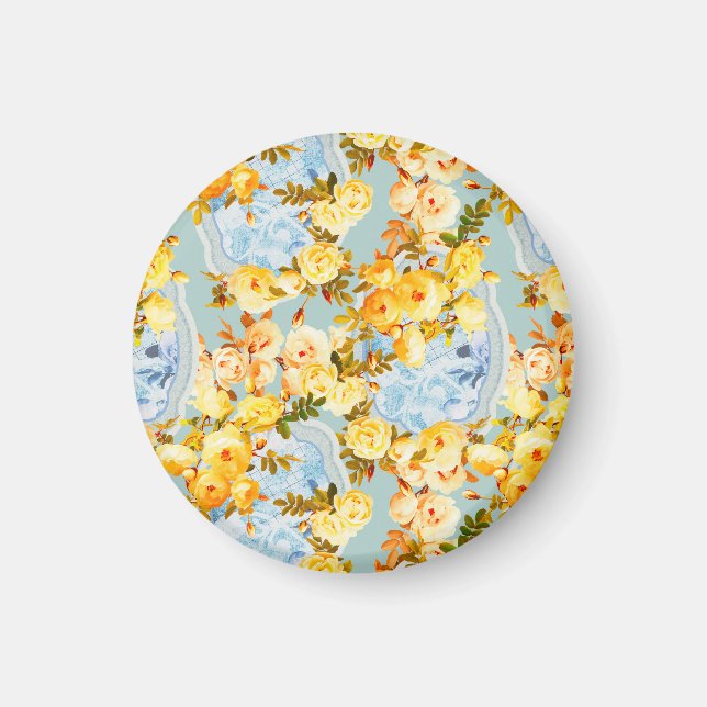 Imã Medalhões e Rosas (Frente)