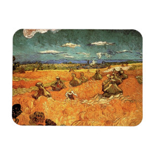 Ímã Medas de Trigo com Ceifador por Vincent van Gogh