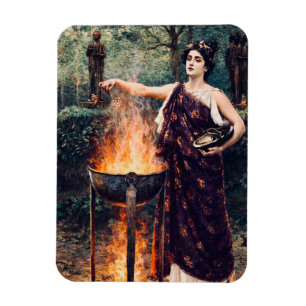 Ímã Medea Preparando sua Poção –