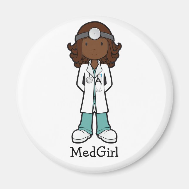 Imã MedGirl (Frente)