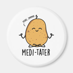 Imã Medi-tater Engraçado Meditando Batata