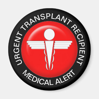 Imã Medical Alert Magnet - Transplant Recipient