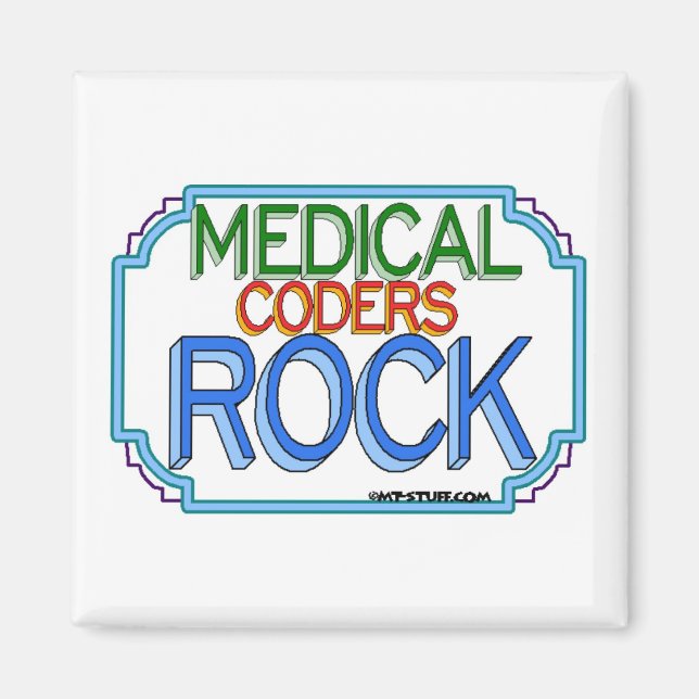 Imã Medical Coders Rock (Frente)