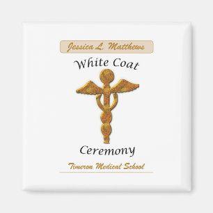 Imã Medicina Dourada de Cerimônia de Casaco Branco, I