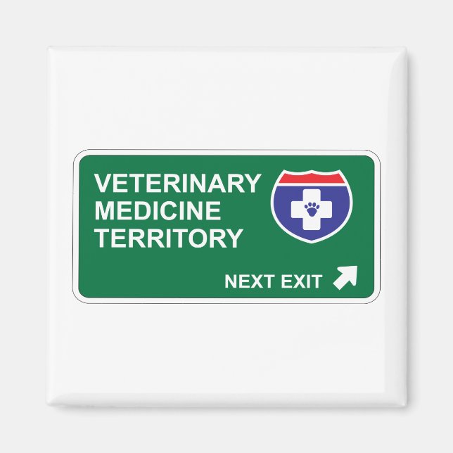 Imã Medicina Veterinária Próxima Saída (Frente)