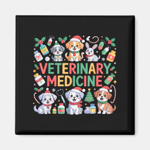 Imã Medicina Veterinária Retro Técnico Veterinário Ama