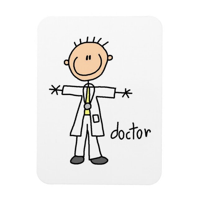 Ímã Médico Boneco de Palito (Vertical)