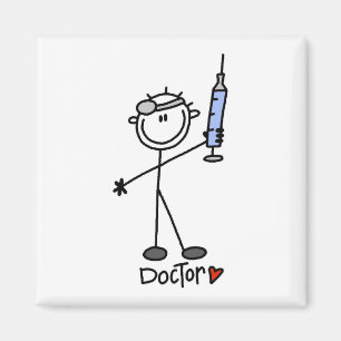 Imã Médico de Boneco de Palito Básico