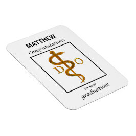 Ímã Médico de Parabéns de Graduação de Osteopatia