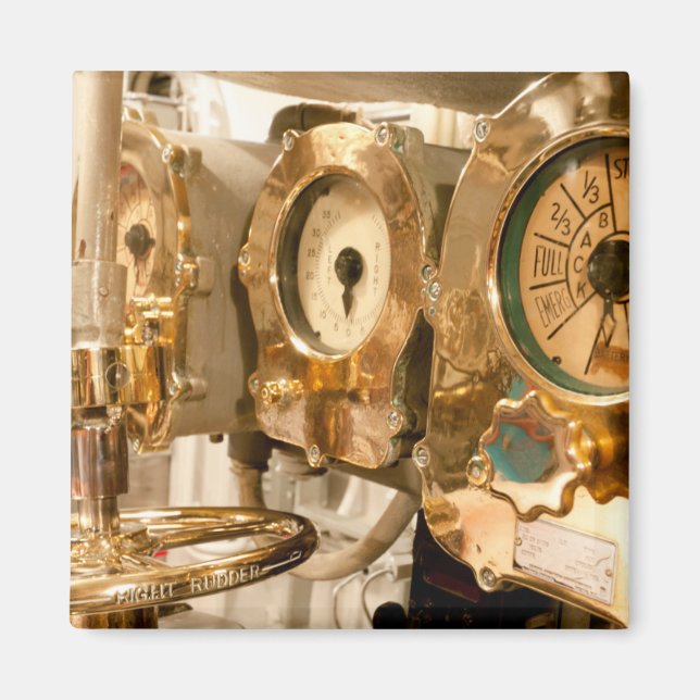 Imã Medidores E Instrumentos De Navegação Submarinos (Frente)